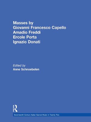 cover image of Masses by Giovanni Francesco Capello, Bentivoglio Lev, and Ercole Porta